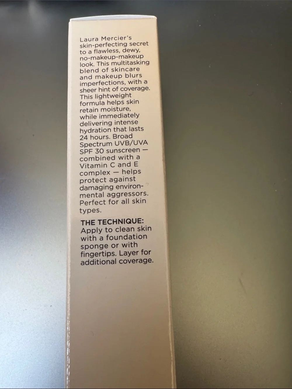 laura mercier Tinted Moisturizer in Light Beige Packaging
